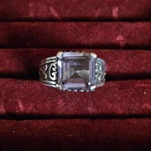 Sterling Silver 925 Genuine Amethyst Ring size 8 1/2